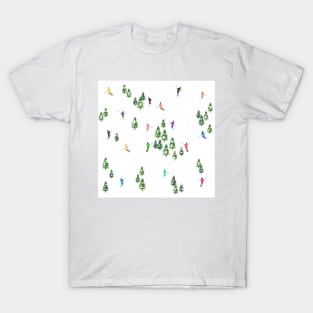 Skiing Skiers T-Shirt